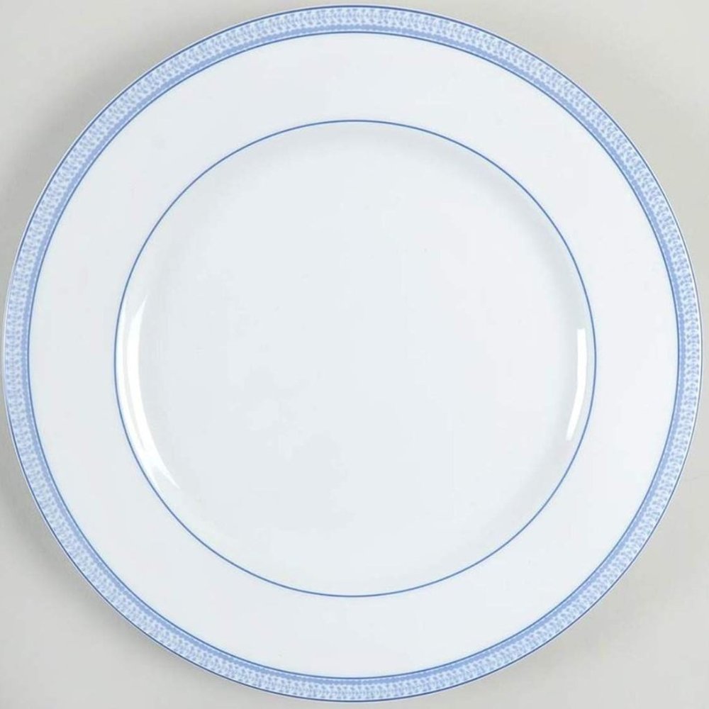 Ralph Lauren Macau blue white dinner plate lot of 2